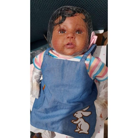 Reborn Baby Dolls Black African American With Soft Cloth 20 Inch